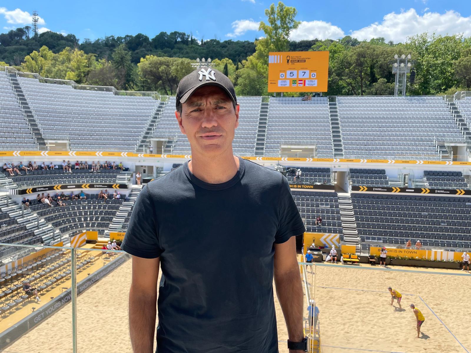 Mondiali Beach Volley, anche Nesta al Foro Italico: “Amo questo sport e tifo per gli italiani”
