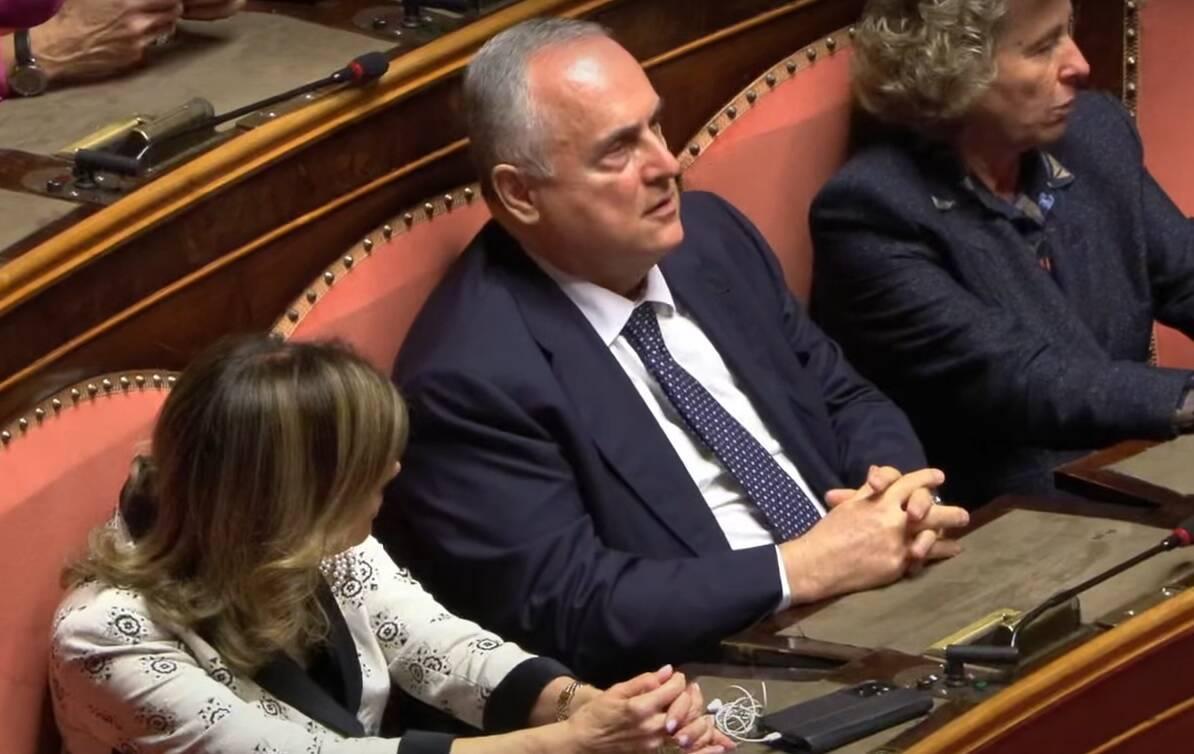 Lazio, Lotito: “La politica è una cosa, la politica sportiva un’altra…”