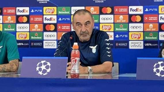 Bayern-Lazio, Sarri: “No emozione, ma coraggio e cattiveria perché nulla è impossibile” (AUDIO)