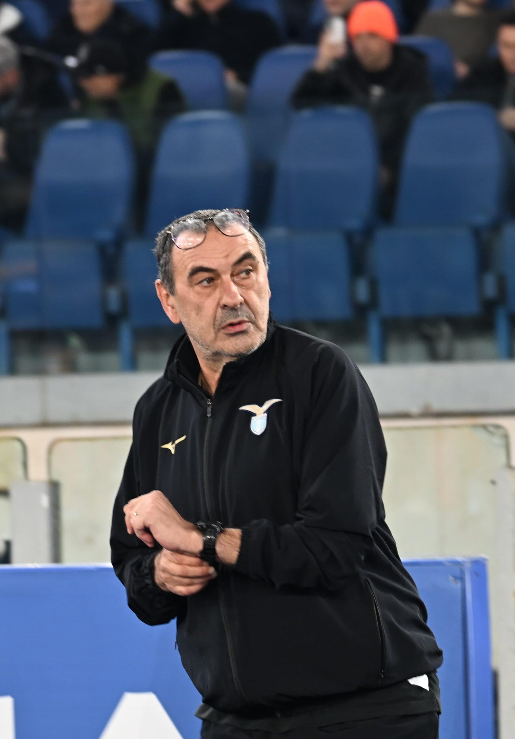 Lazio, la furia di Romagnoli e Luis all’uscita dal campo, Sarri contro Pioli