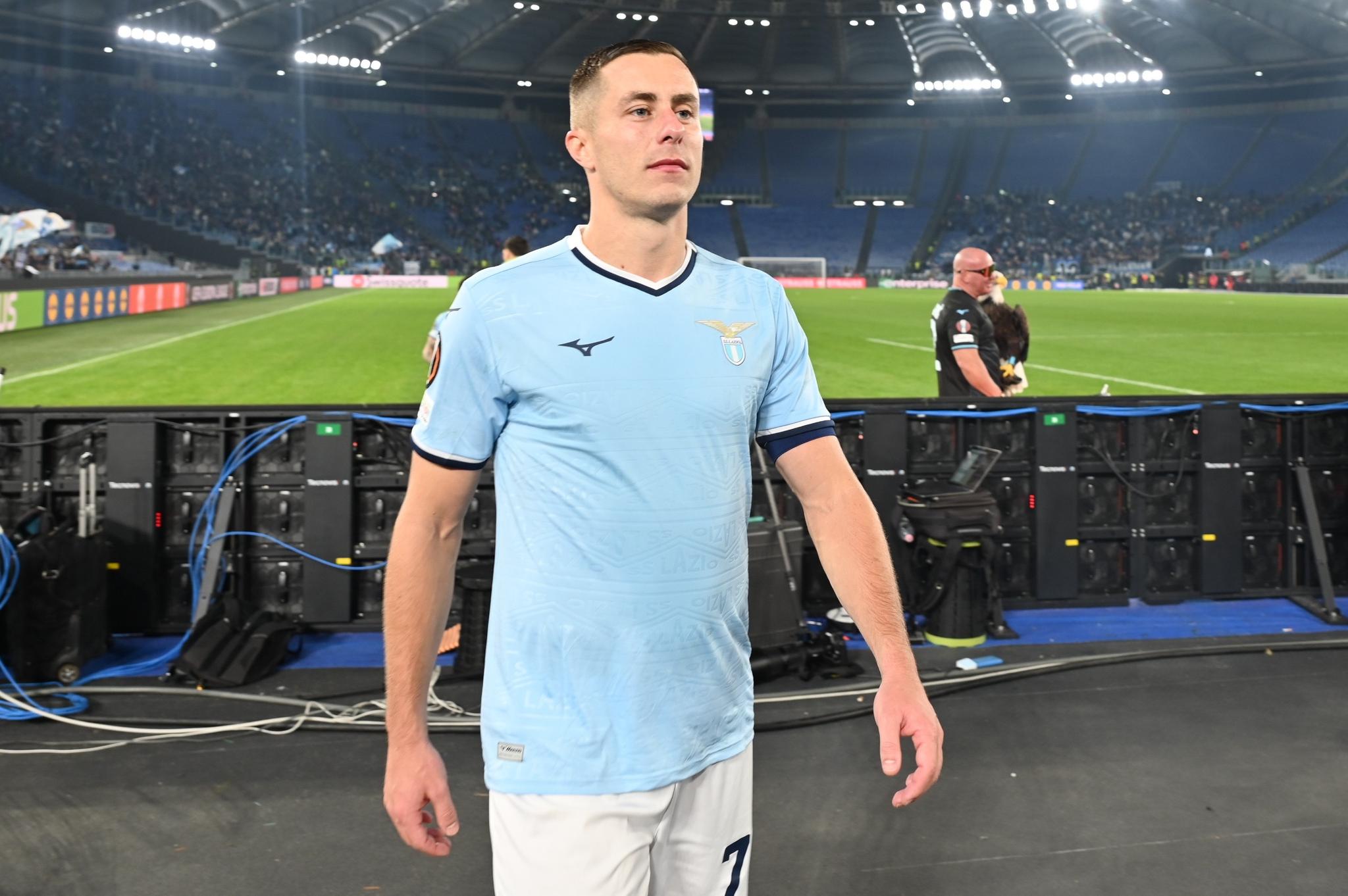 Lazio-Real Sociedad 3-1, Adam Marusic in mixed zone