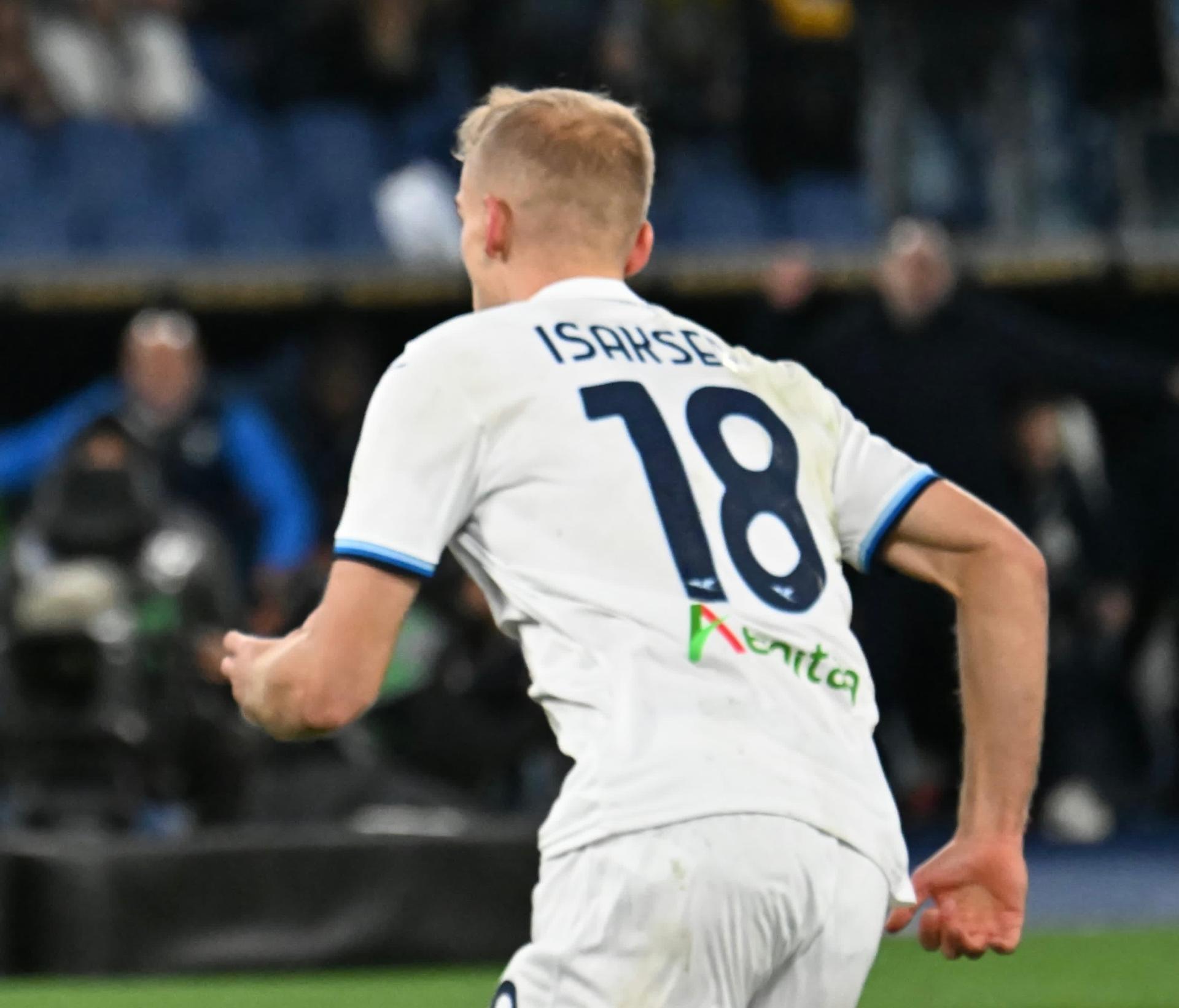 Lazio, Isaksen invia messaggi a Sarri: “Non vedo l’ora di vedere se avrà nuove idee…”
