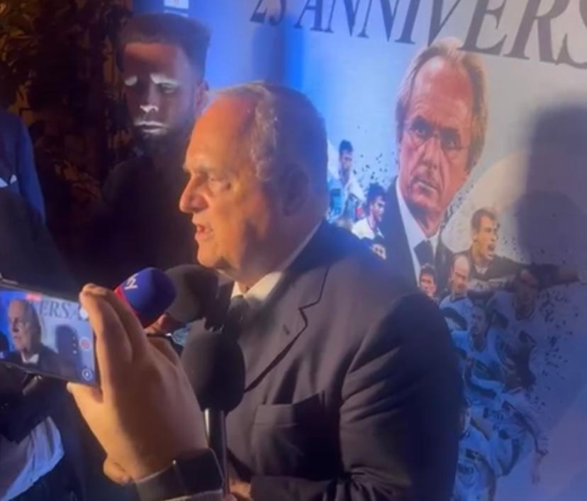 Lotito: “Sarà una Lazio avvincente come il Comandante. Inzaghi? Morte annunciata”