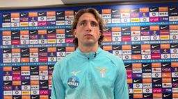 Inter-Lazio 2-0, Luca Pellegini in mixed zone
