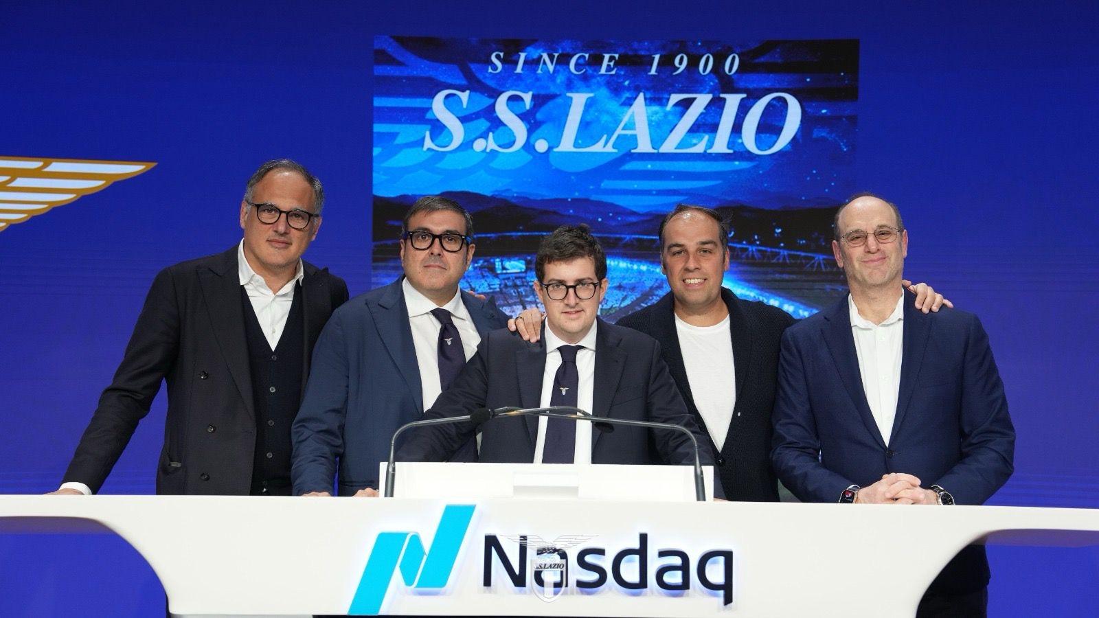 Lazio al Nasdaq, suonata la campana di chiusura delle contrattazioni