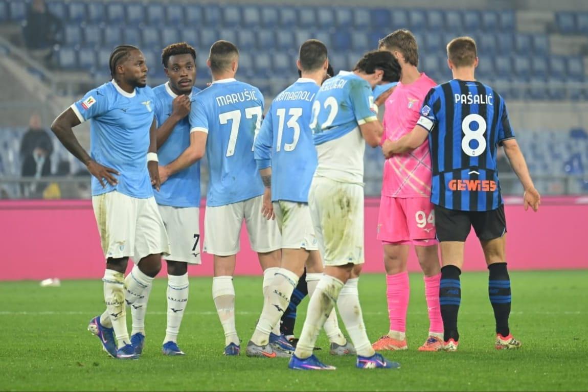 Lazio, risveglio e rimpianto: doppia rimonta Dea e tutto rinviato al ritorno (Photogallery)