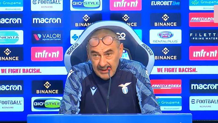 Lazio-Parma, Maurizio Sarri in conferenza stampa