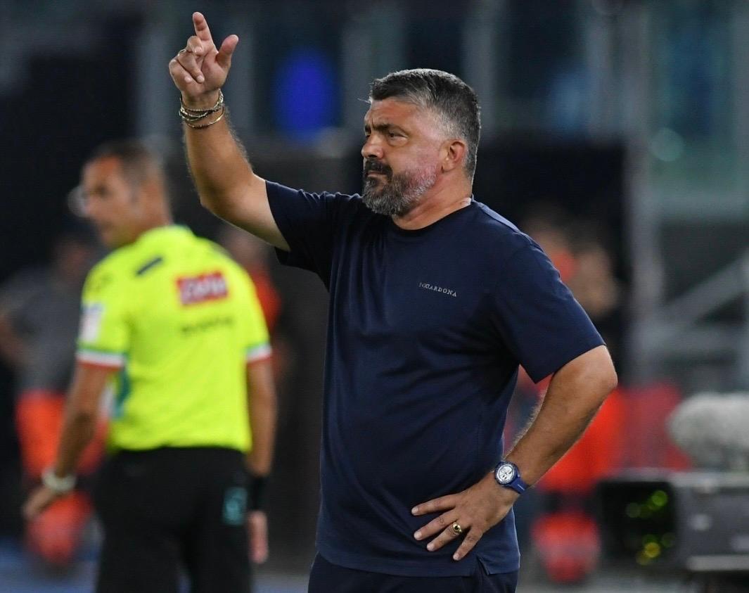 Lazio, elmetto Gattuso: “Batosta, chiedere scusa e pedalare. Ce la mettiamo tutta, ma non basta. Vediamo il mercato…”