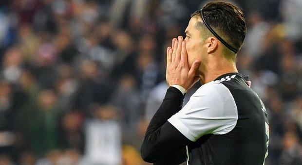Ronaldo, atterraggio pesante: la Lazio gli spezza la serie di 11 finali vinte di fila